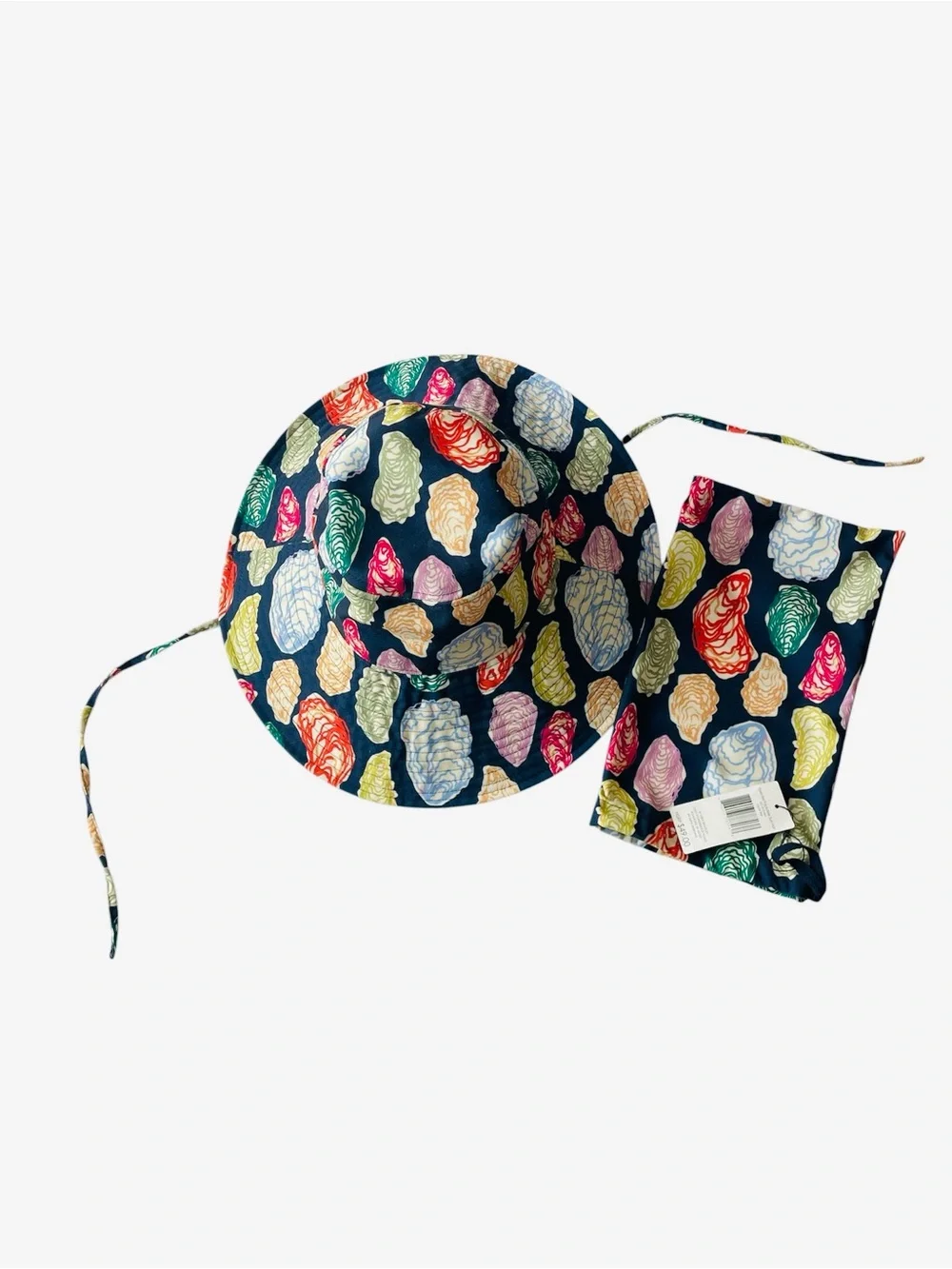 Vera Bradley Essentials Packable Sun Hat Oyster Bar Nautical Beach 4